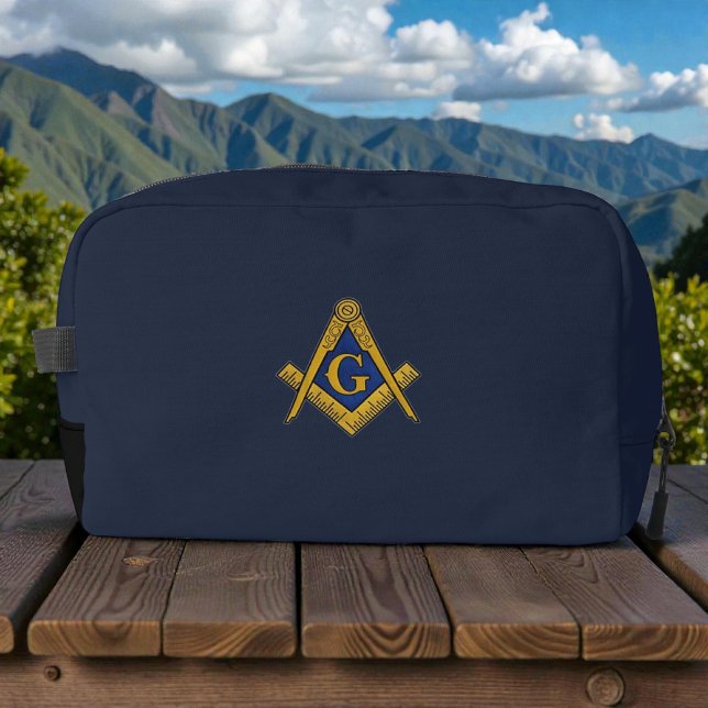 Masonic Freemasons Masonry Oes Square and Compass Dopp Kit (Creator Uploaded)