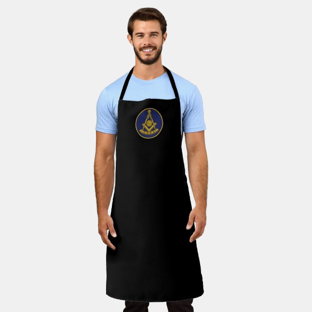 Masonic Freemasons Masonry Past Master Apron (Worn)