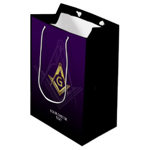 Masonic Gift Bags   Grand Lodge   Purple and Gold