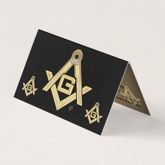 Masonic Golden Rush Business Card