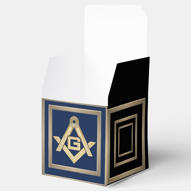 Masonic Golden Rush Favour Box (Opened)