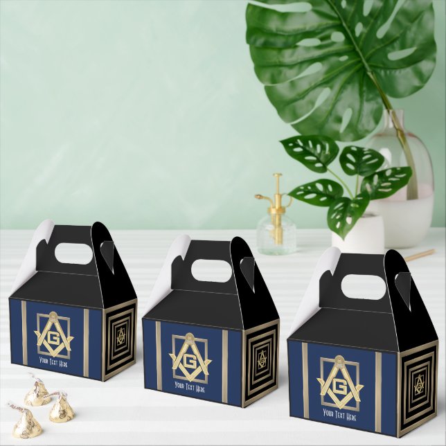 Masonic Golden Rush Favour Box (Multiple)