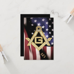 Masonic Golden Rush Invitation