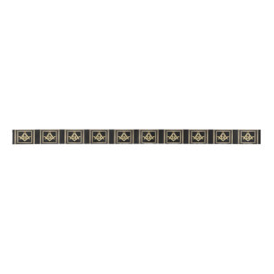 Masonic Golden Rush Satin Ribbon