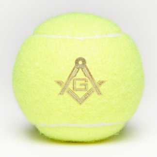 Masonic Golden Rush Tennis Balls