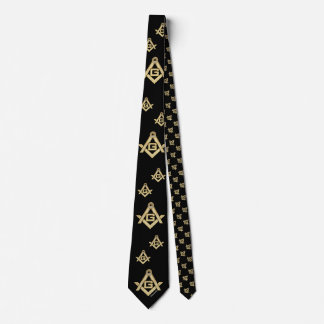 Masonic Golden Rush Tie
