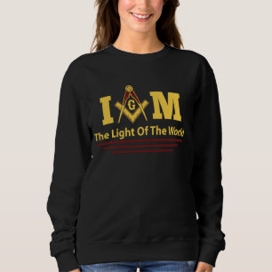 Masonic I Am Masons The Light Of The World Father' Sweatshirt