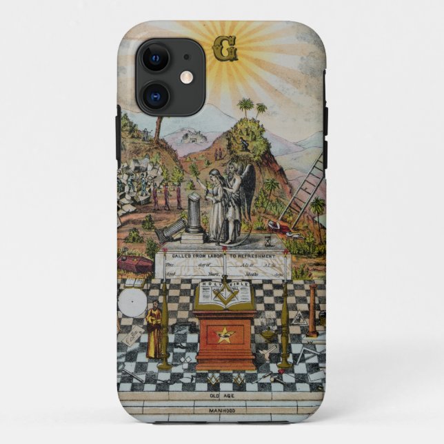 Masonic Imagery II Case-Mate iPhone Case (Back)