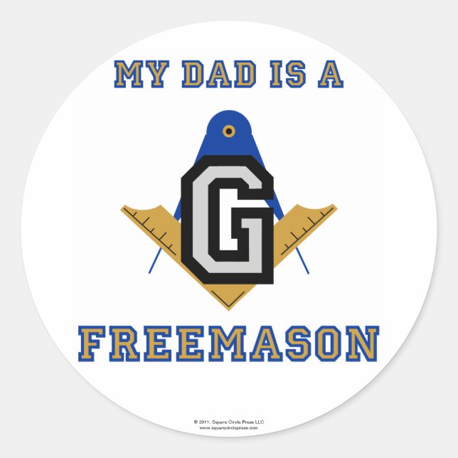 Masonic Kids - Classic Round Sticker (Front)