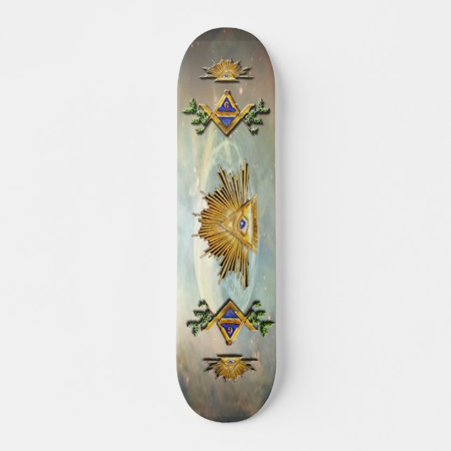 Masonic Life (Cosmos) Skateboard (Front)