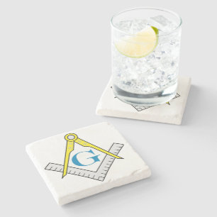 Masonic Marble Coaster