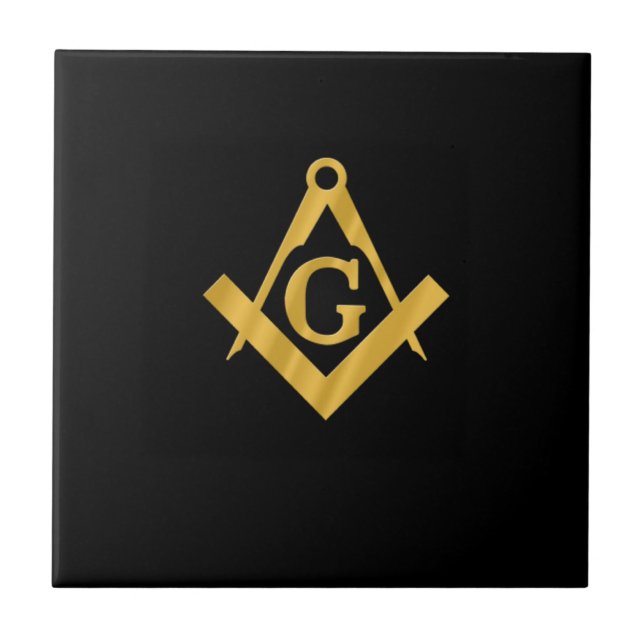 Masonic "Mason for Life" Tile (Front)