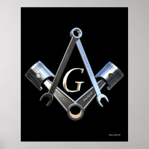 Masonic Mechanic Poster