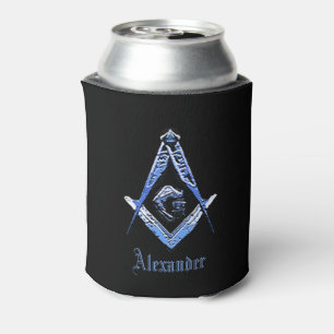 Masonic Minds (Blue) Can Cooler