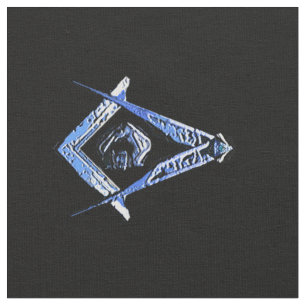 Masonic Minds (Blue) Fabric