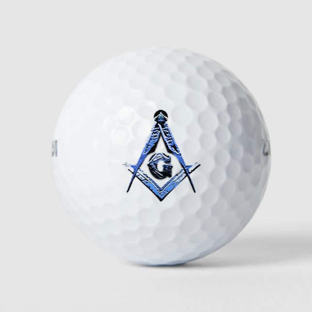 Masonic Minds (Blue) Golf Balls (Front)