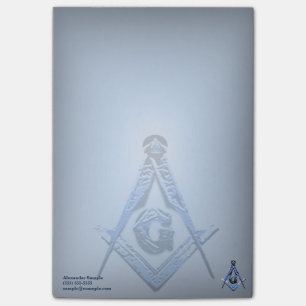 Masonic Minds (Blue) Post-it Notes