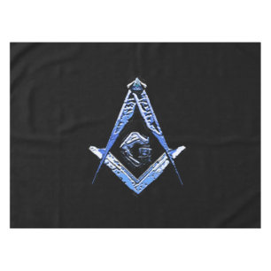 Masonic Minds (Blue) Tablecloth