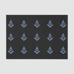 Masonic Minds (Blue) Tissue Paper