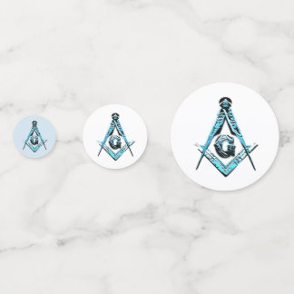 Masonic Minds (BrightBlue) Confetti