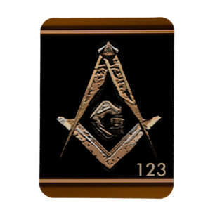Masonic Minds (Golden) Magnet