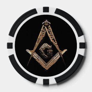 Masonic Minds (Golden) Poker Chips