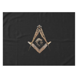Masonic Minds (Golden) Tablecloth