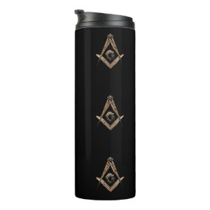 Masonic Minds (Golden) Thermal Tumbler
