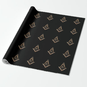 Masonic Minds (Golden) Wrapping Paper