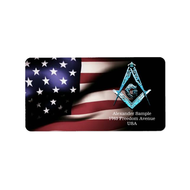 Masonic Minds (LBrightBlue) Label (Front)
