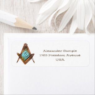Masonic Minds (MysteriousSs) Return Address Label