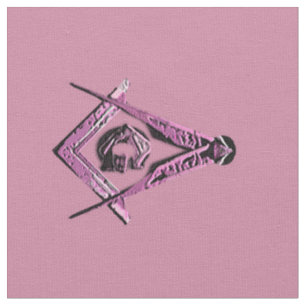 Masonic Minds (Pink) Fabric