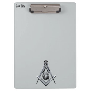 Masonic Minds (Silvery) Clipboard