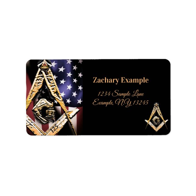 Masonic Minds (Yellowish) Label (Front)