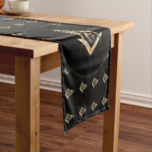 Masonic Minds (Yellowish) Short Table Runner