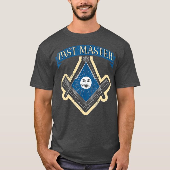 Masonic Past Master  Freemason Past Master Gift T-Shirt (Front)