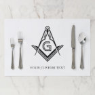 Masonic Placemats | Freemason Party Decorations