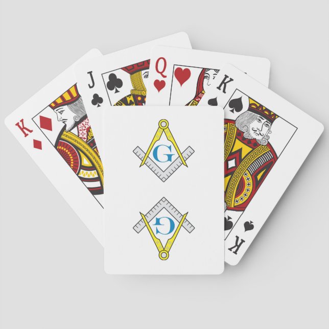 Masonic Playing Cards (Back)
