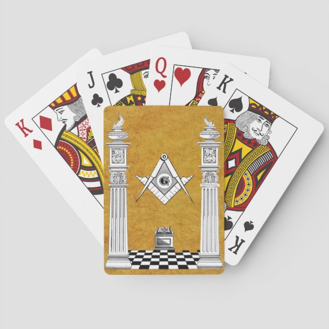 Masonic Playing Cards (Back)