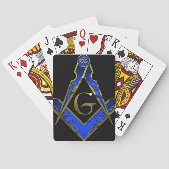 Masonic Playing Cards (Back)