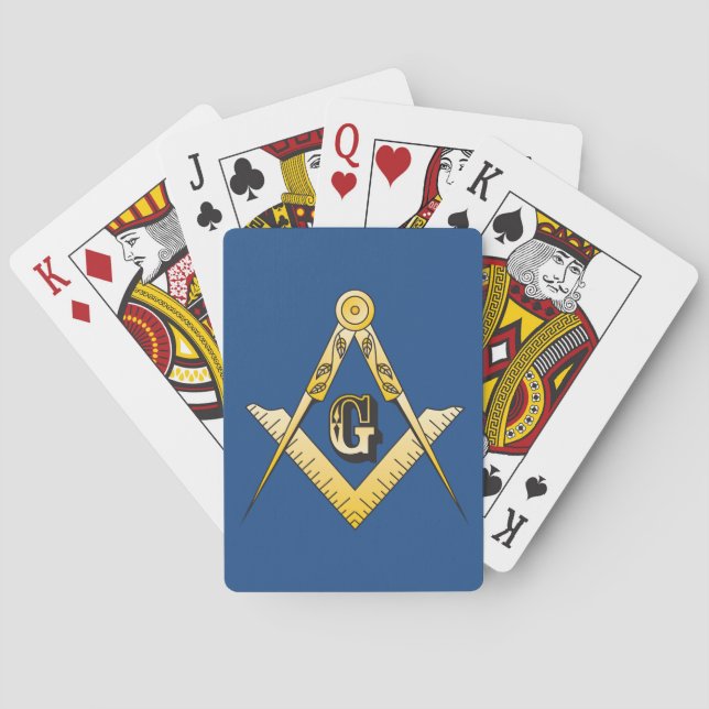 Masonic Playing Cards (Back)