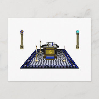 Masonic postcard
