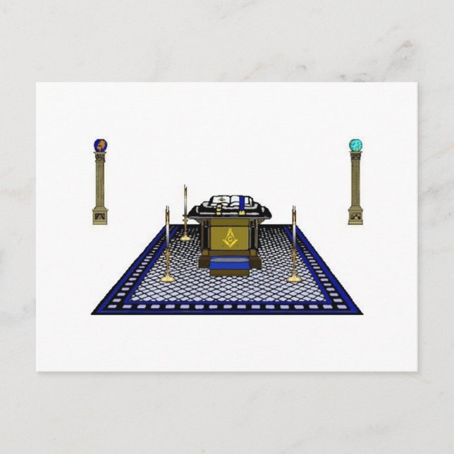 Masonic postcard (Front)