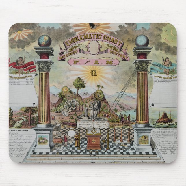 Masonic Record II Mouse Pad (Front)