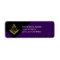Masonic Return Address Labels | Purple & Gold