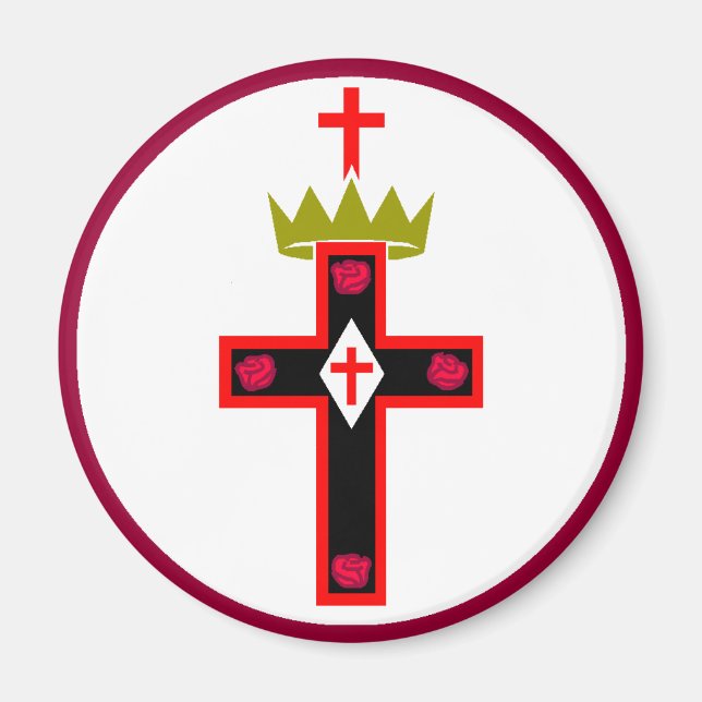 Masonic Rosicrucian Society Magnet (Front)