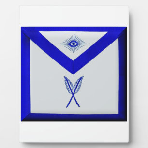Masonic Secretary Apron Plaque