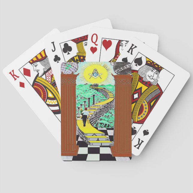 Masonic Shriner playing Cards (Back)
