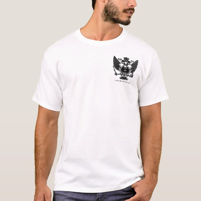 masonic, square and commpass, freemason 3 T-Shirt (Front)