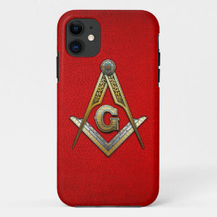 Masonic Square and Compasses iPhone 11 Case